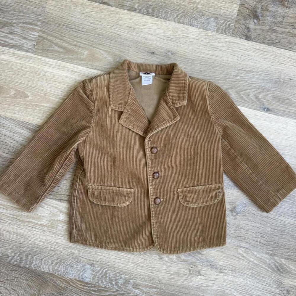 Good Lad Of Philadelphia Boy’s 24 Months Brown Tan Corduroy Blazer Jacket